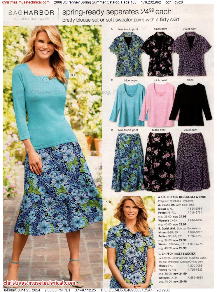 2008 JCPenney Spring Summer Catalog, Page 108