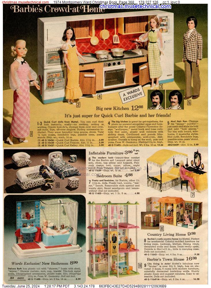 1974 Montgomery Ward Christmas Book, Page 368