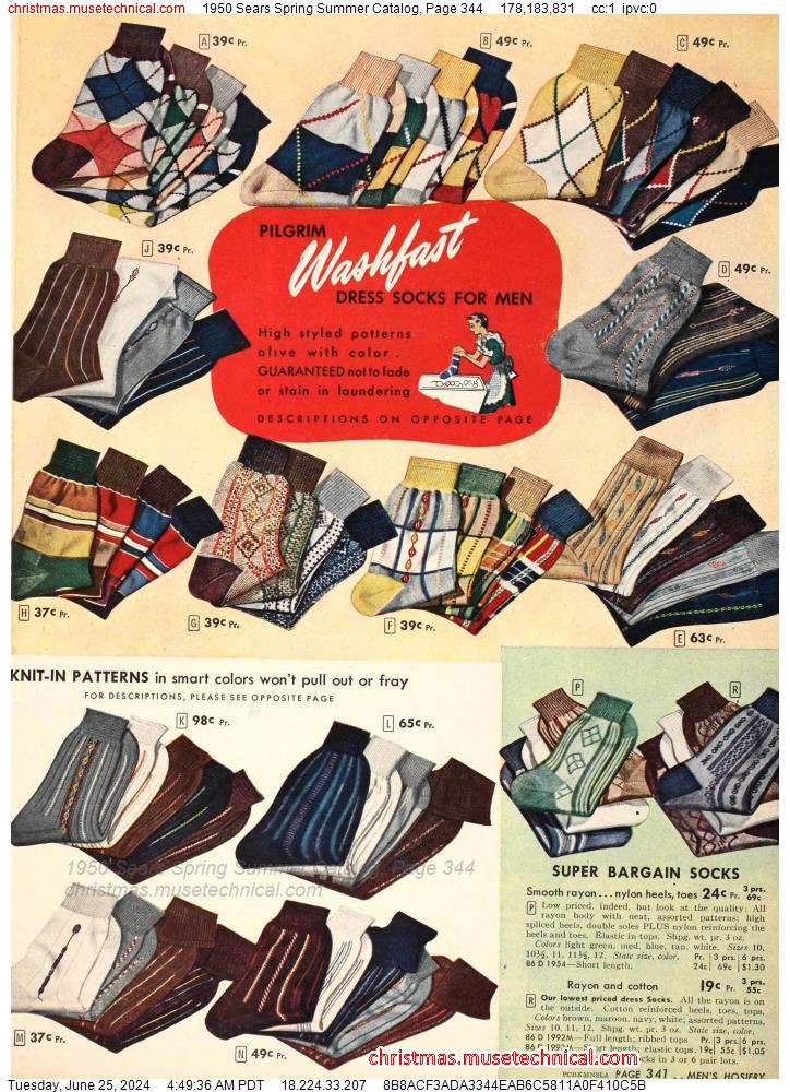 1950 Sears Spring Summer Catalog, Page 344