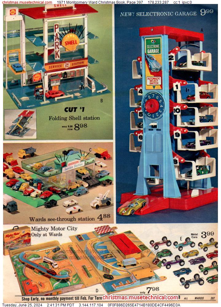 1971 Montgomery Ward Christmas Book, Page 397