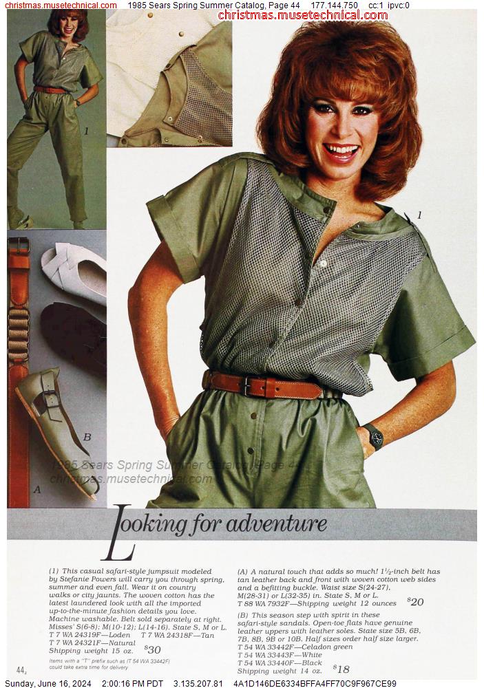 1985 Sears Spring Summer Catalog, Page 44