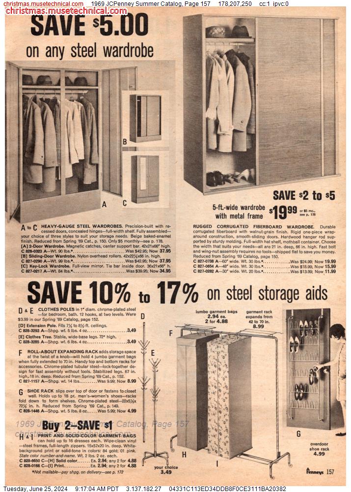 1969 JCPenney Summer Catalog, Page 157