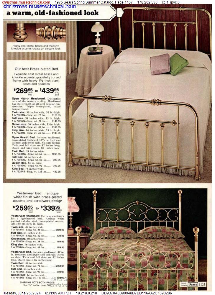1975 Sears Spring Summer Catalog, Page 1157