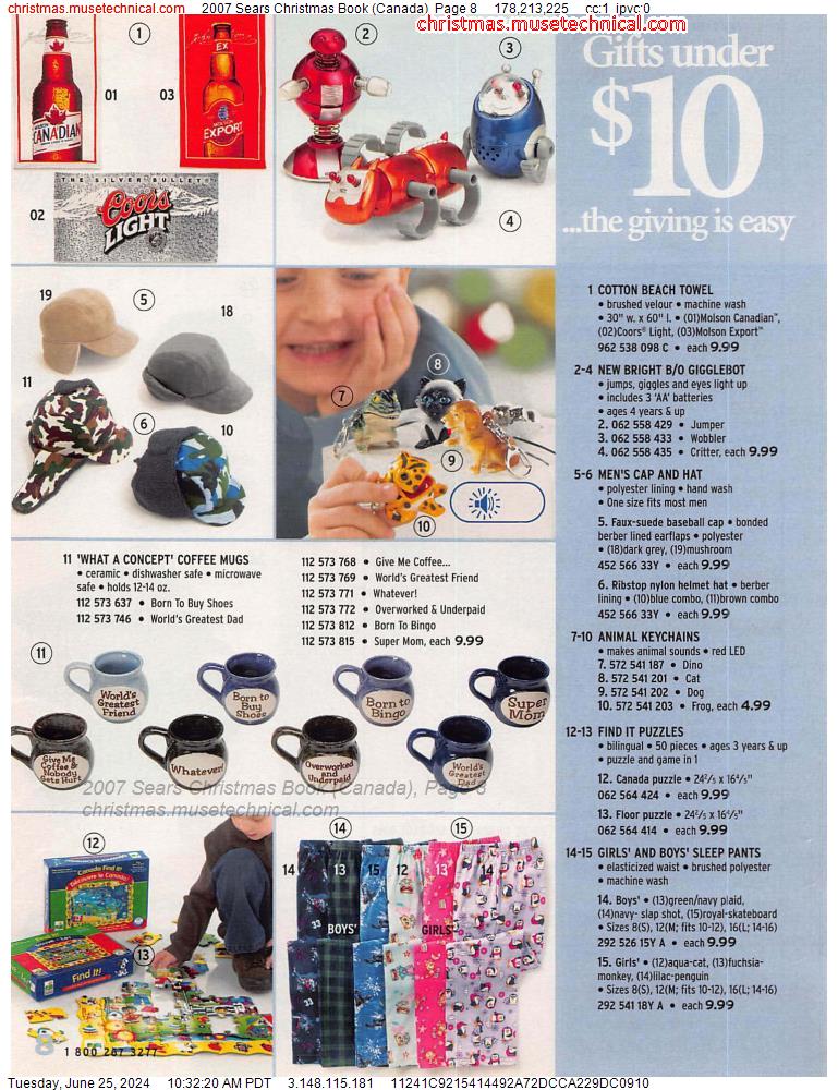 2007 Sears Christmas Book (Canada), Page 8