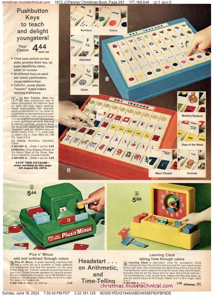 1972 JCPenney Christmas Book, Page 291