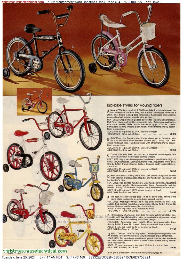 1982 Montgomery Ward Christmas Book, Page 494