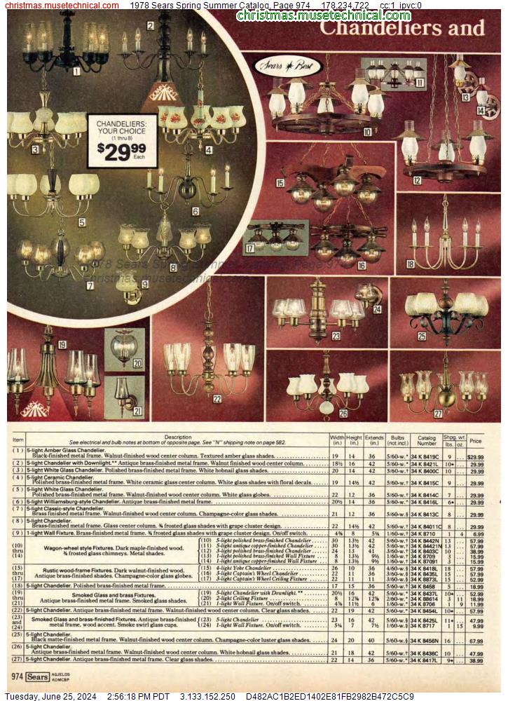 1978 Sears Spring Summer Catalog, Page 974