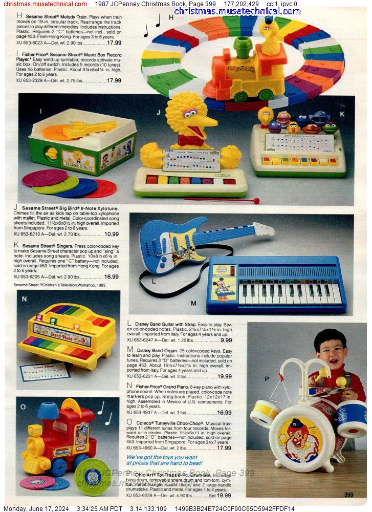 1987 JCPenney Christmas Book, Page 399