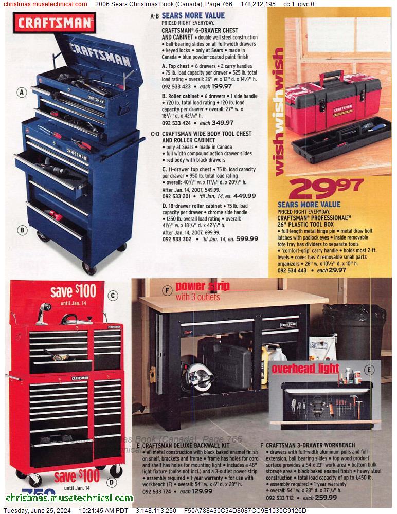 2006 Sears Christmas Book (Canada), Page 766