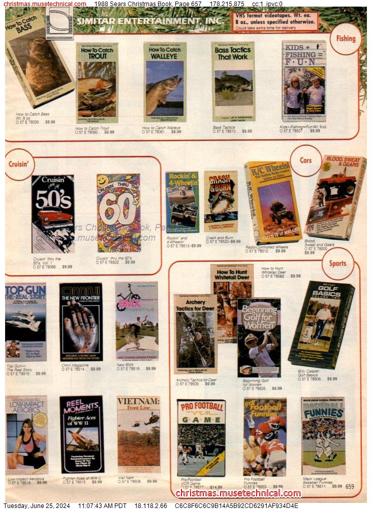 1988 Sears Christmas Book, Page 657