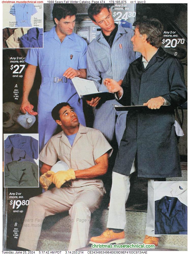 1988 Sears Fall Winter Catalog, Page 474