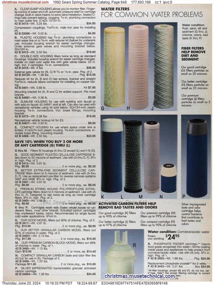 1992 Sears Spring Summer Catalog, Page 648