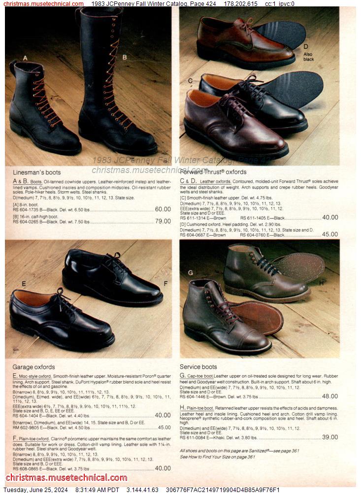 1983 JCPenney Fall Winter Catalog, Page 424