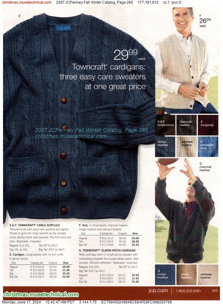 2007 JCPenney Fall Winter Catalog, Page 265
