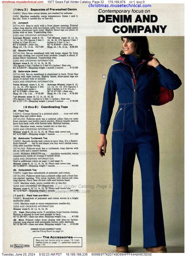1977 Sears Fall Winter Catalog, Page 32