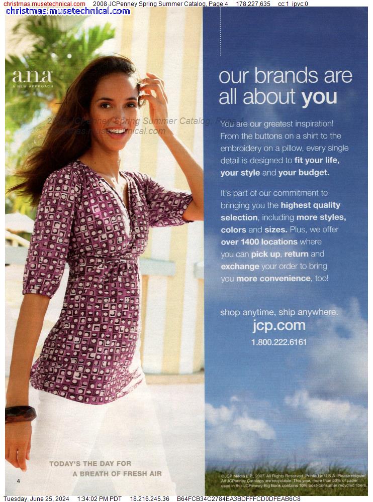 2008 JCPenney Spring Summer Catalog, Page 4