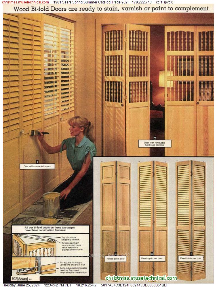 1981 Sears Spring Summer Catalog, Page 902