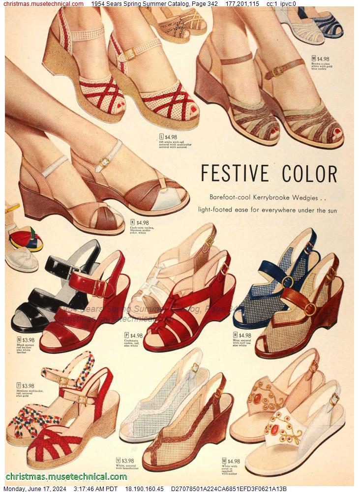 1954 Sears Spring Summer Catalog, Page 342
