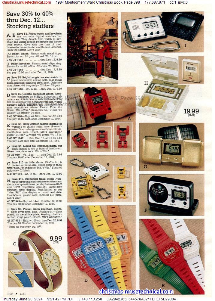 1984 Montgomery Ward Christmas Book, Page 398