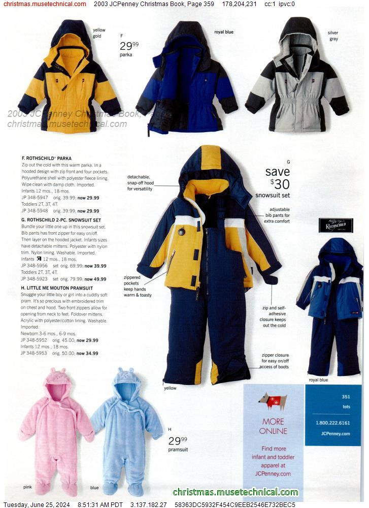 2003 JCPenney Christmas Book, Page 359