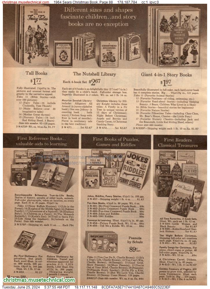 1964 Sears Christmas Book, Page 88