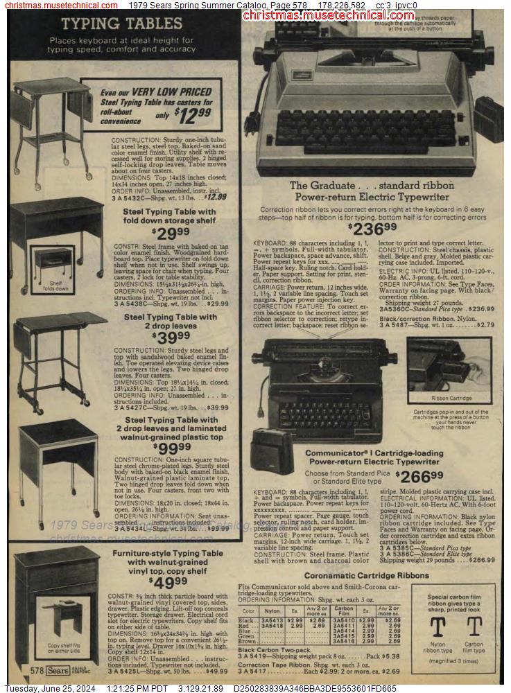 1979 Sears Spring Summer Catalog, Page 578