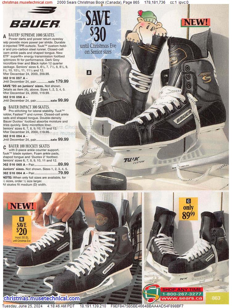 2000 Sears Christmas Book (Canada), Page 865