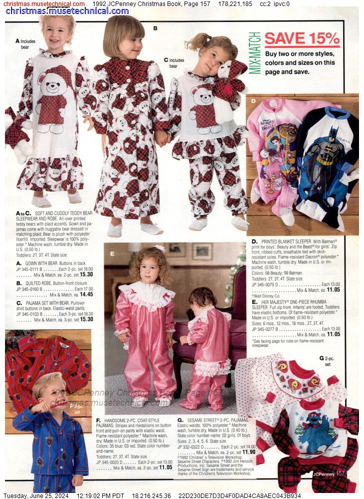 1992 JCPenney Christmas Book, Page 157