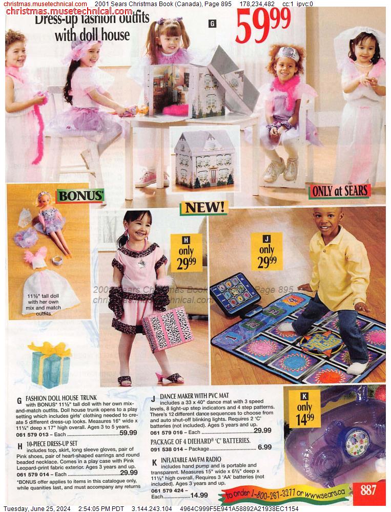 2001 Sears Christmas Book (Canada), Page 895