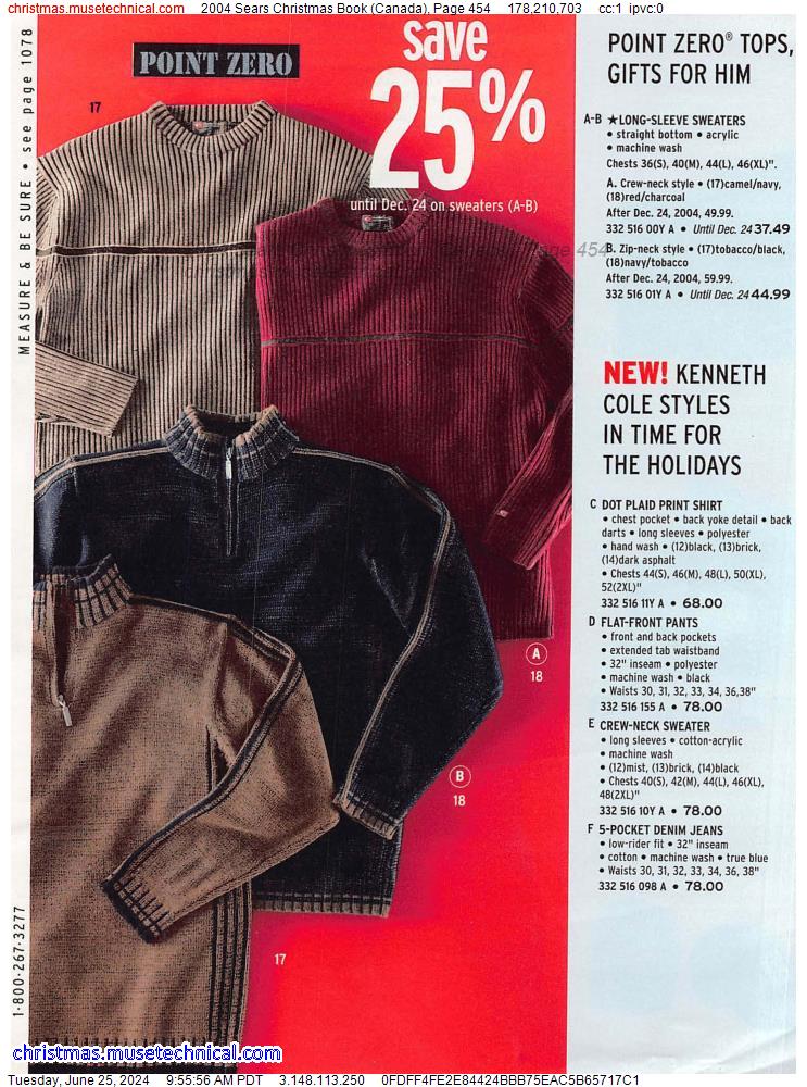2004 Sears Christmas Book (Canada), Page 454