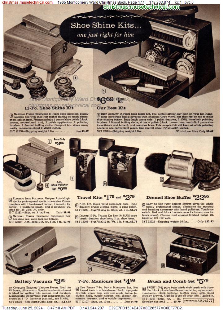 1965 Montgomery Ward Christmas Book, Page 177