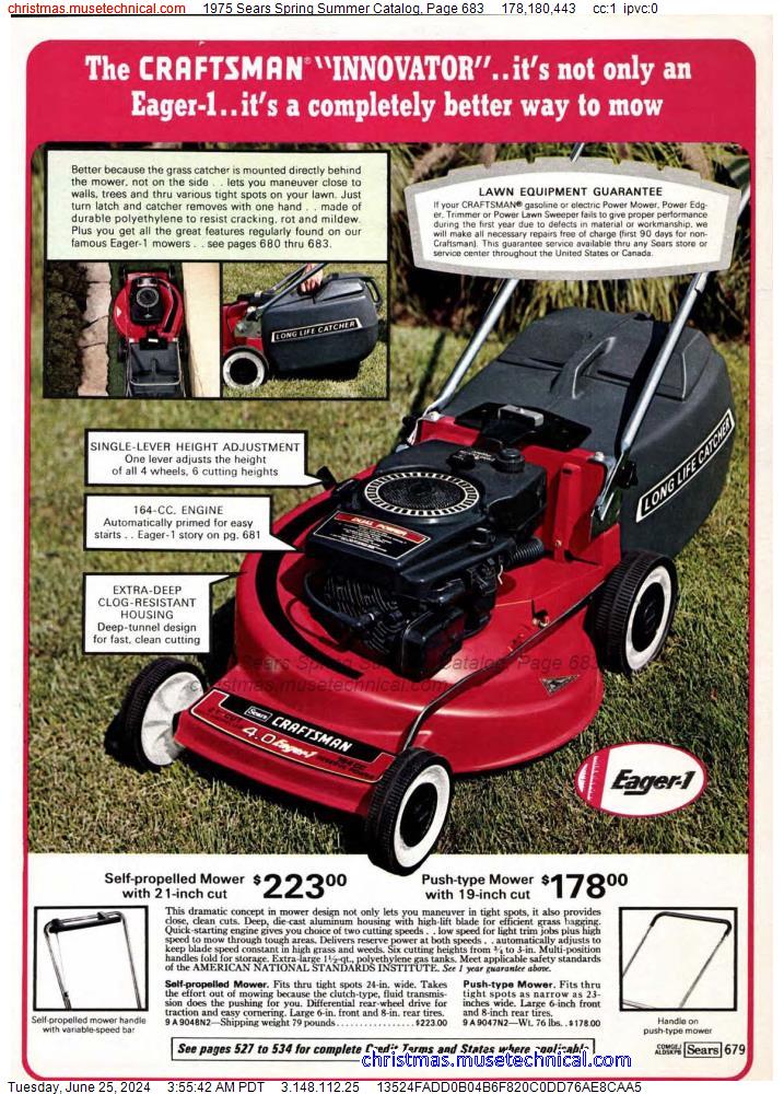 1975 Sears Spring Summer Catalog, Page 683