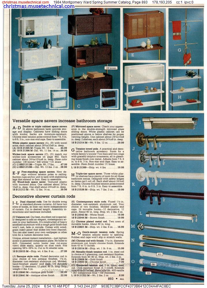 1984 Montgomery Ward Spring Summer Catalog, Page 893
