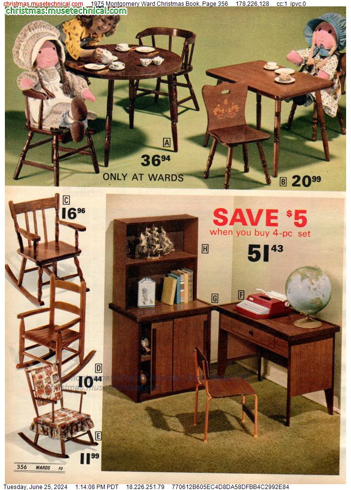 1975 Montgomery Ward Christmas Book, Page 356