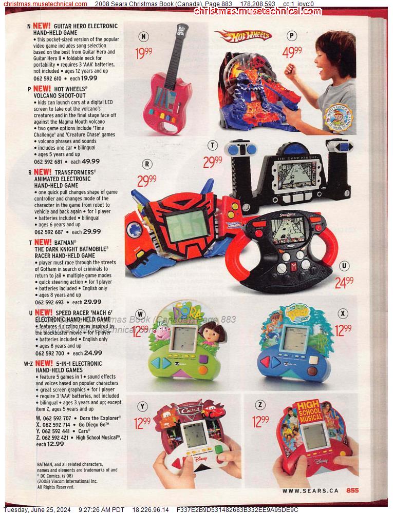 2008 Sears Christmas Book (Canada), Page 883