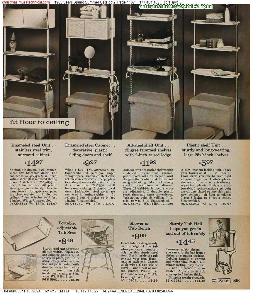 1968 Sears Spring Summer Catalog 2, Page 1467