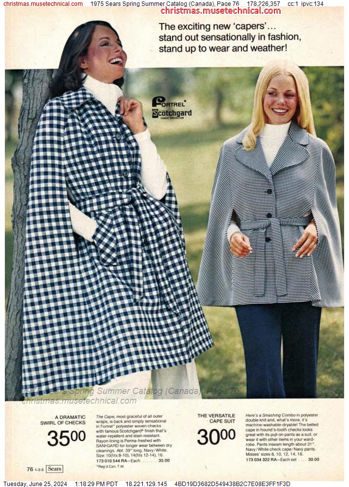 1975 Sears Spring Summer Catalog (Canada), Page 76