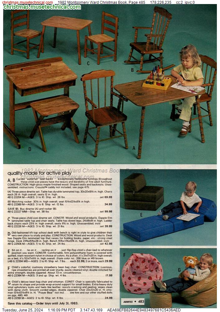1982 Montgomery Ward Christmas Book, Page 485