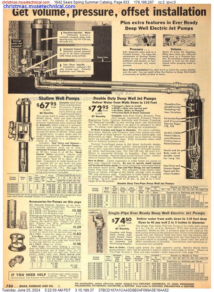 1942 Sears Spring Summer Catalog, Page 933