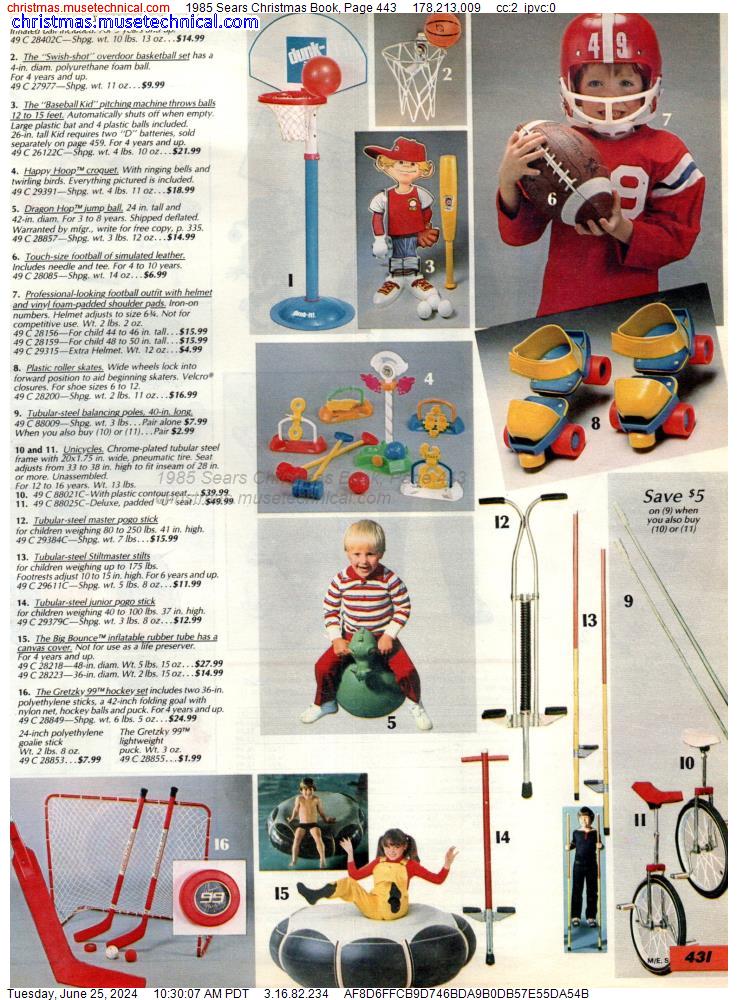 1985 Sears Christmas Book, Page 443