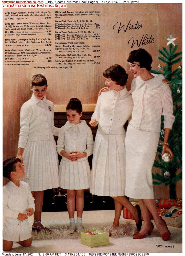 1959 Sears Christmas Book, Page 9