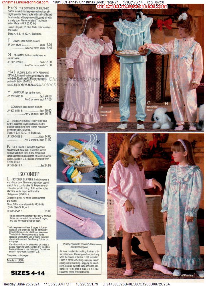 1991 JCPenney Christmas Book, Page 21