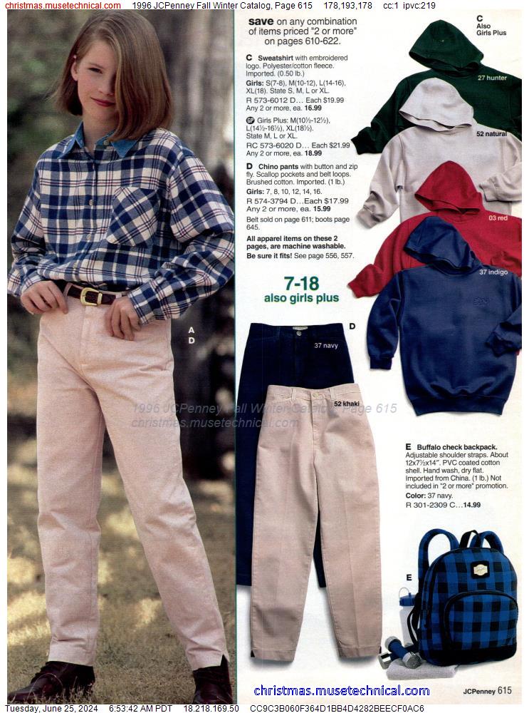 1996 JCPenney Fall Winter Catalog, Page 615