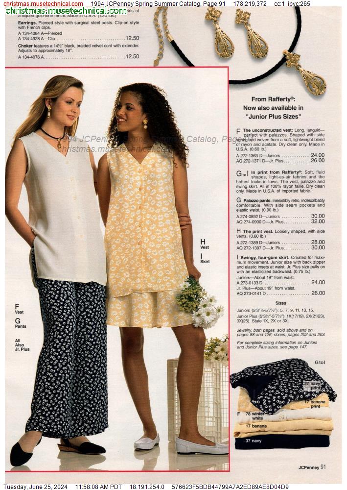 1994 JCPenney Spring Summer Catalog, Page 91