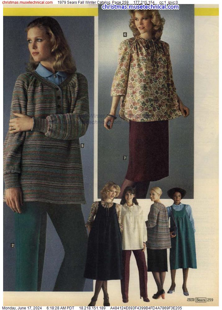 1979 Sears Fall Winter Catalog, Page 259