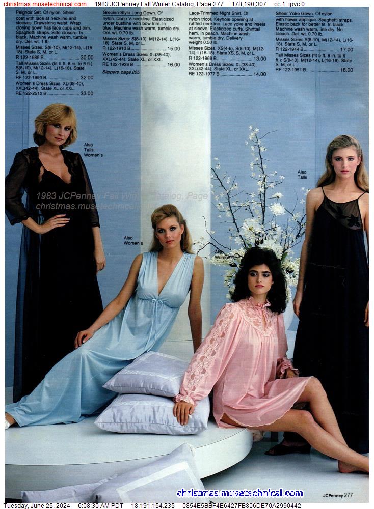 1983 JCPenney Fall Winter Catalog, Page 277