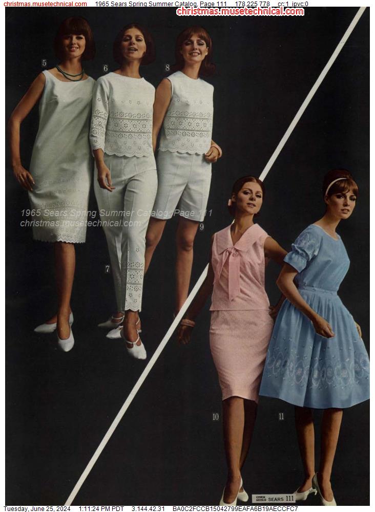 1965 Sears Spring Summer Catalog, Page 111