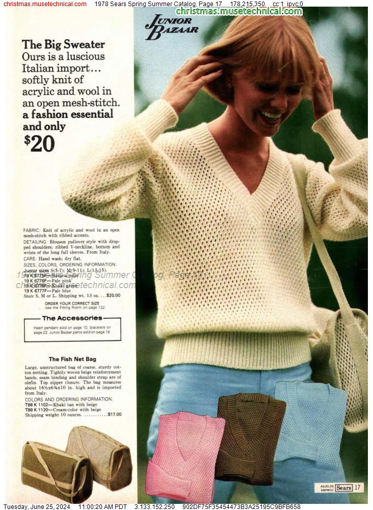 1978 Sears Spring Summer Catalog, Page 17
