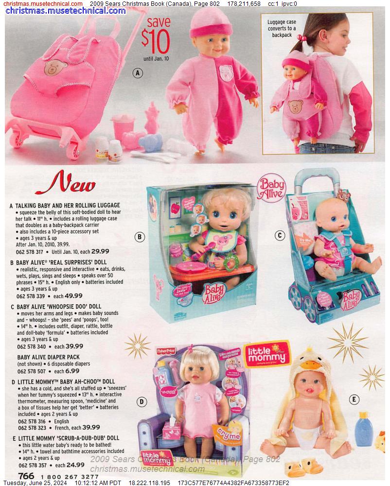 2009 Sears Christmas Book (Canada), Page 802