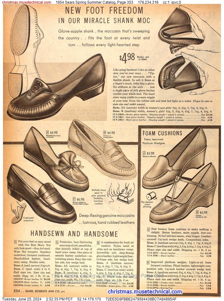 1954 Sears Spring Summer Catalog, Page 353